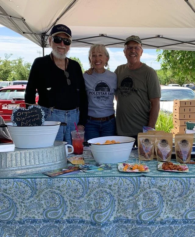 Hanging out wit Thomas at Natomas Farmer&rsquo;s Market last Saturday. We are at the end of our picking season, tomorrow is probably the last day. We are drying apricots this year, and boy are the sweet. No additives, just sunshine and Mother Earth!