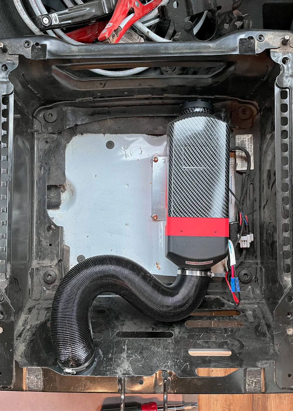 Van Build How to Install a Chinese Diesel Heater — STOKE LOAF VAN