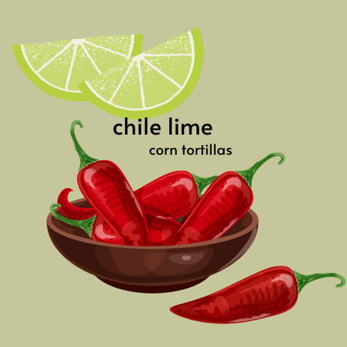 Specialty! Hot Portugal, Garlic and Lime White Corn Tortillas 10pk (vegan)