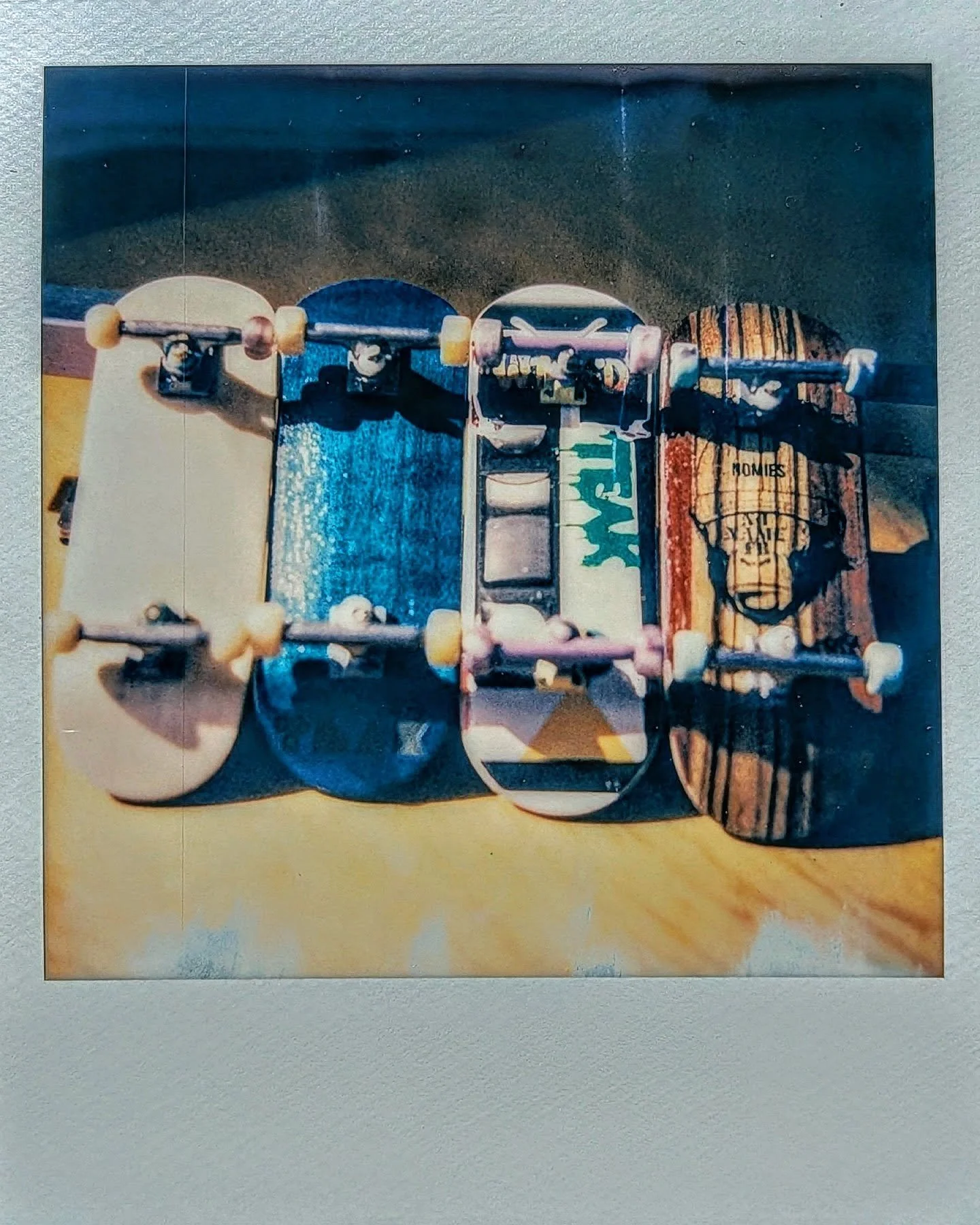 There's nothing more "ME" than combining two passions, and in this case it's analog photography and my love of tiny skateboards.

For as long as I can remember, I've been getting in trouble for playing with fingerboards. First, it was teach
