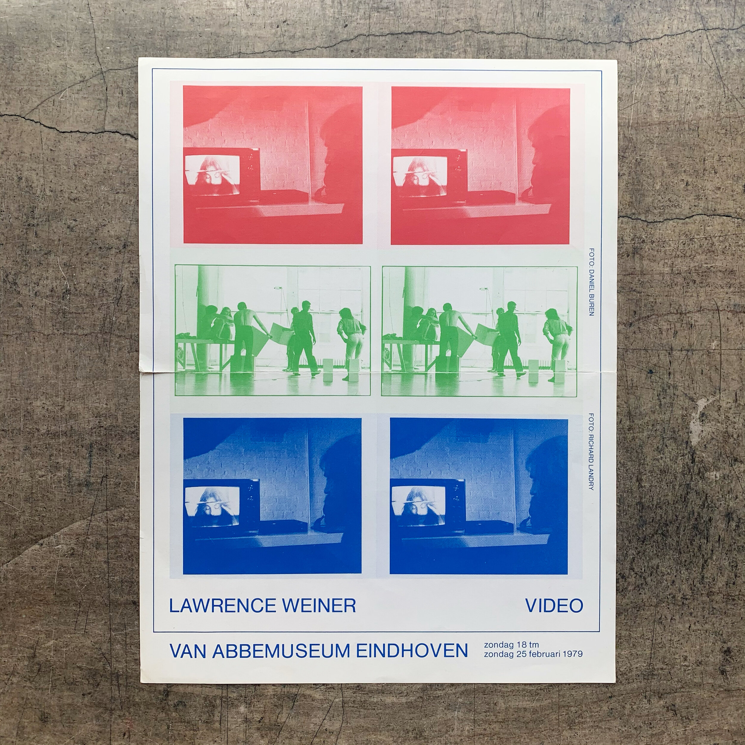 Lawrence Weiner 1979 Dutch poster — The Arm