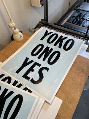 YOKO ONO YES' Print — The Arm