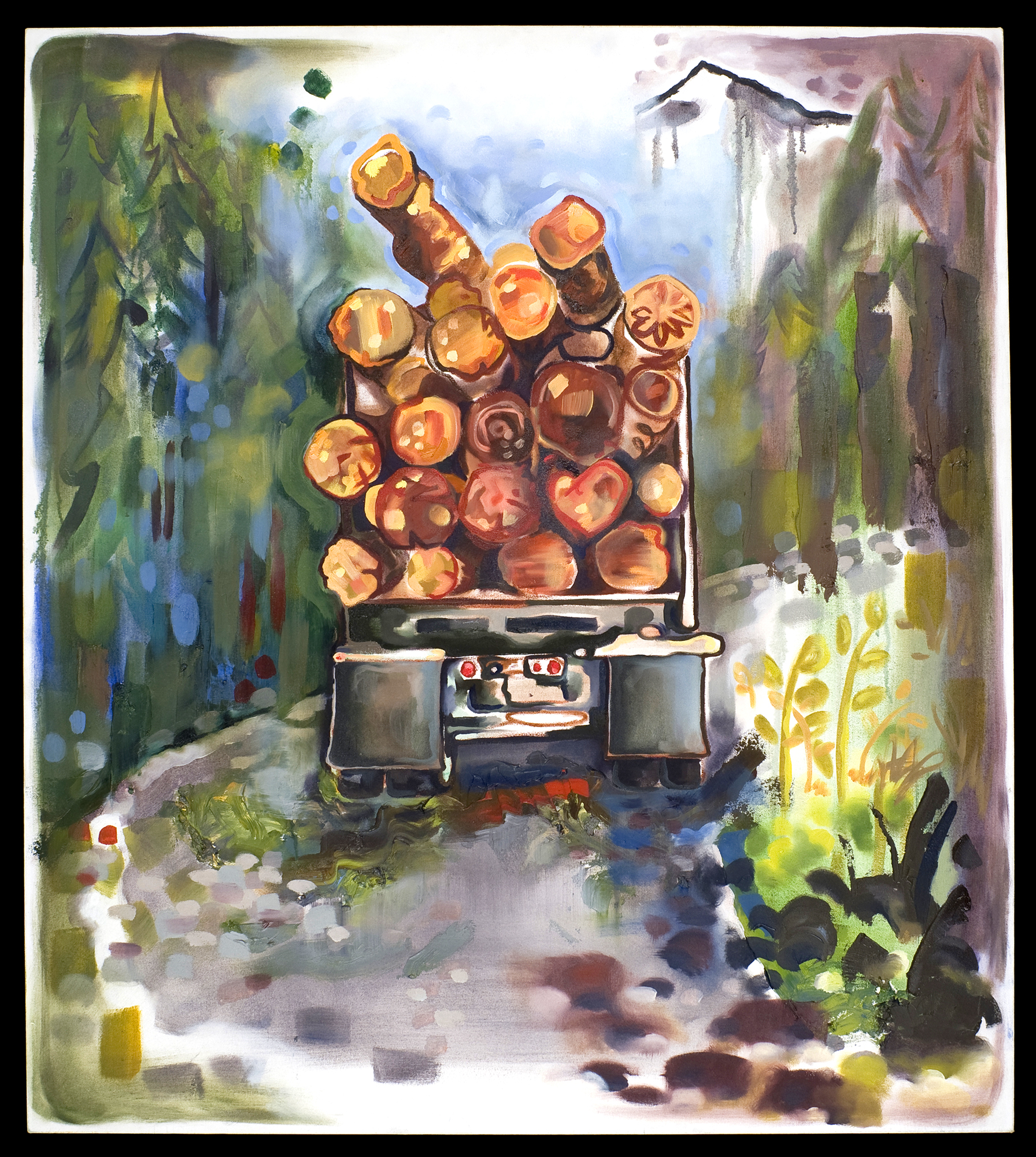Death Drives a Logging Truck