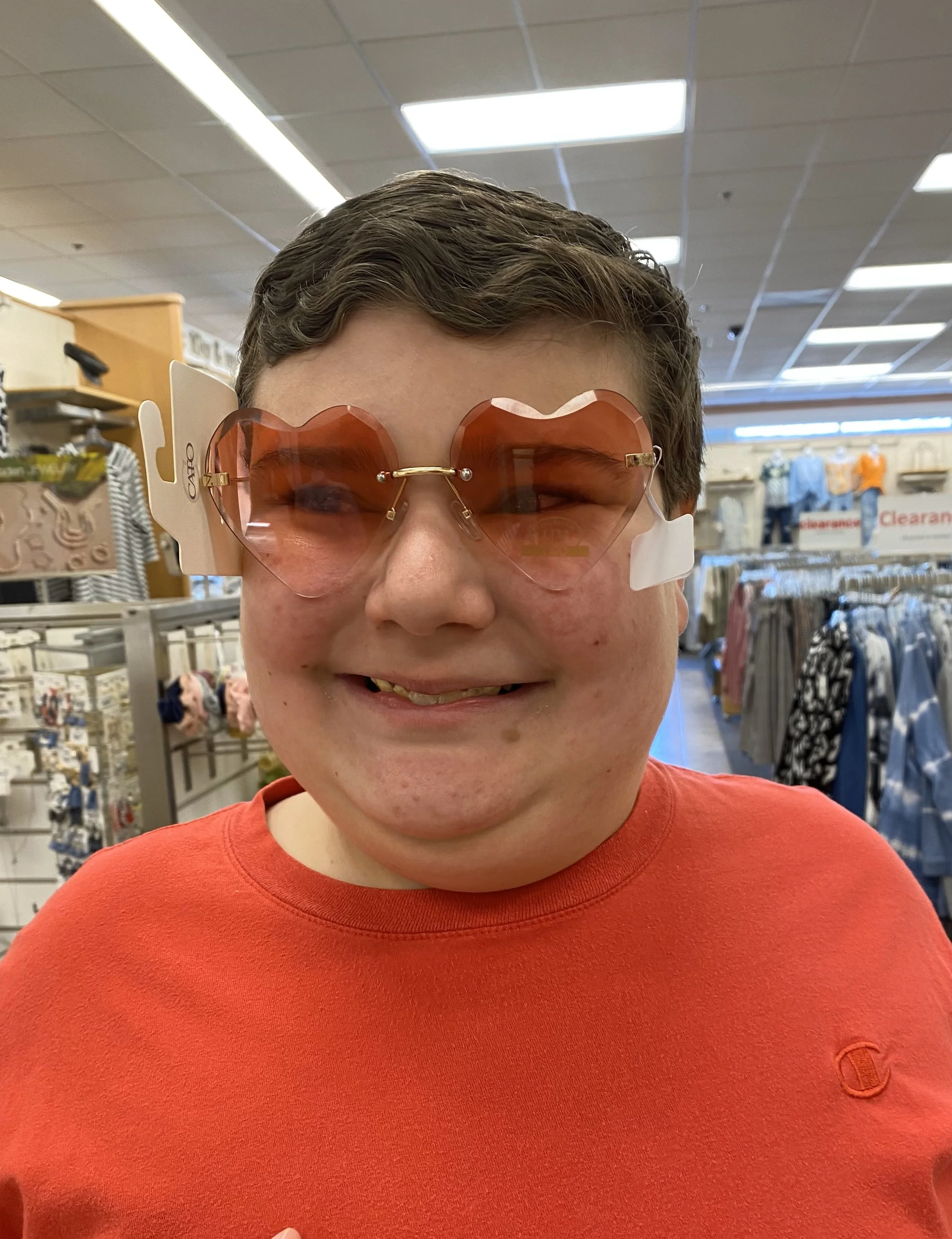 The future's bright - Tommy wears shades!