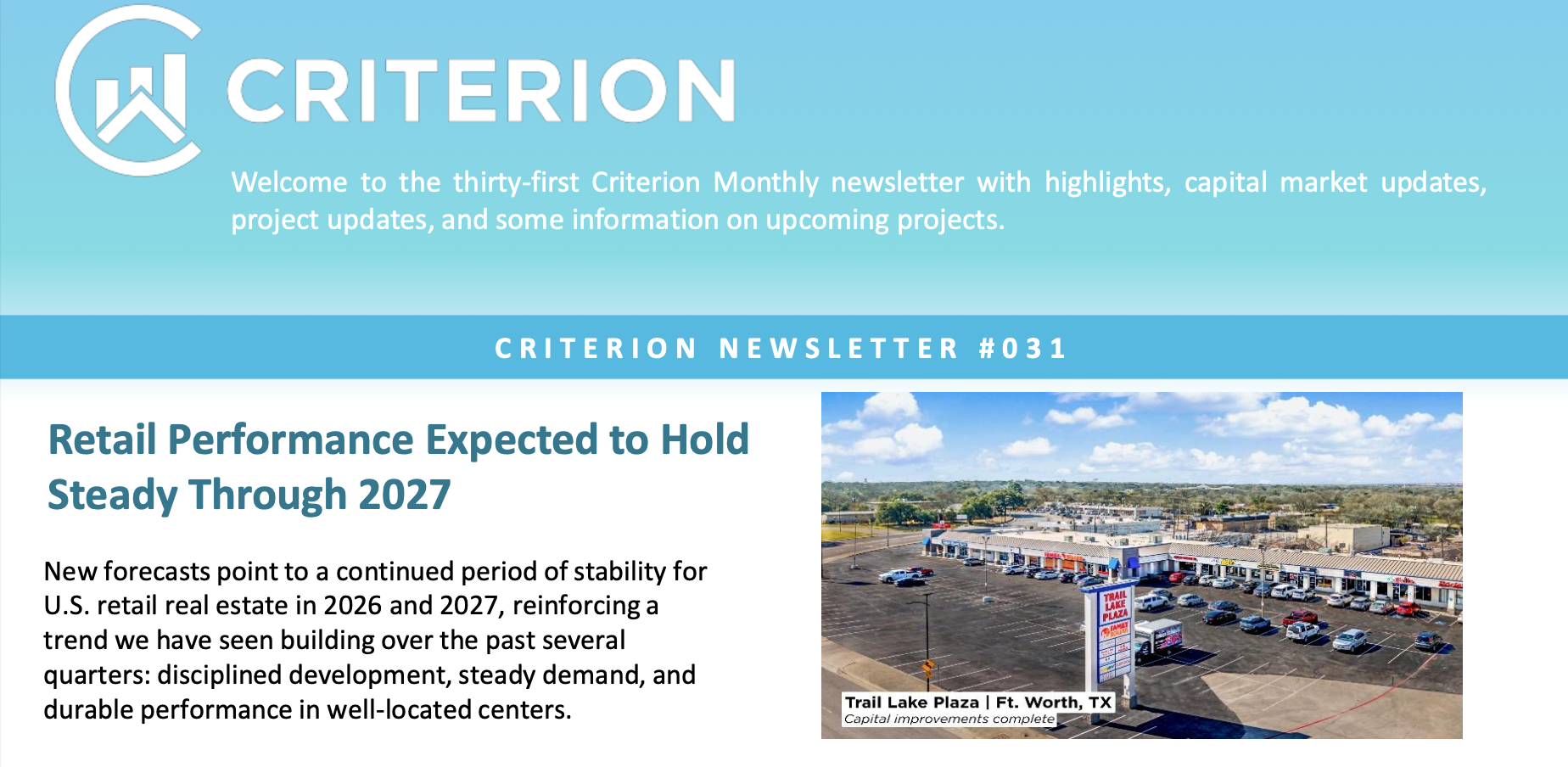March 2026 Newsletter 