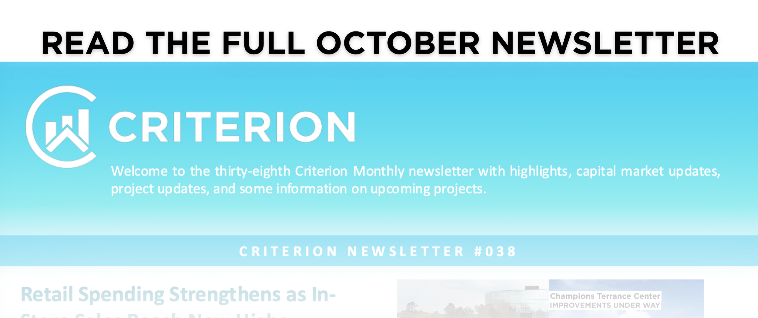 Criterion Newsletter #038 | October 2026