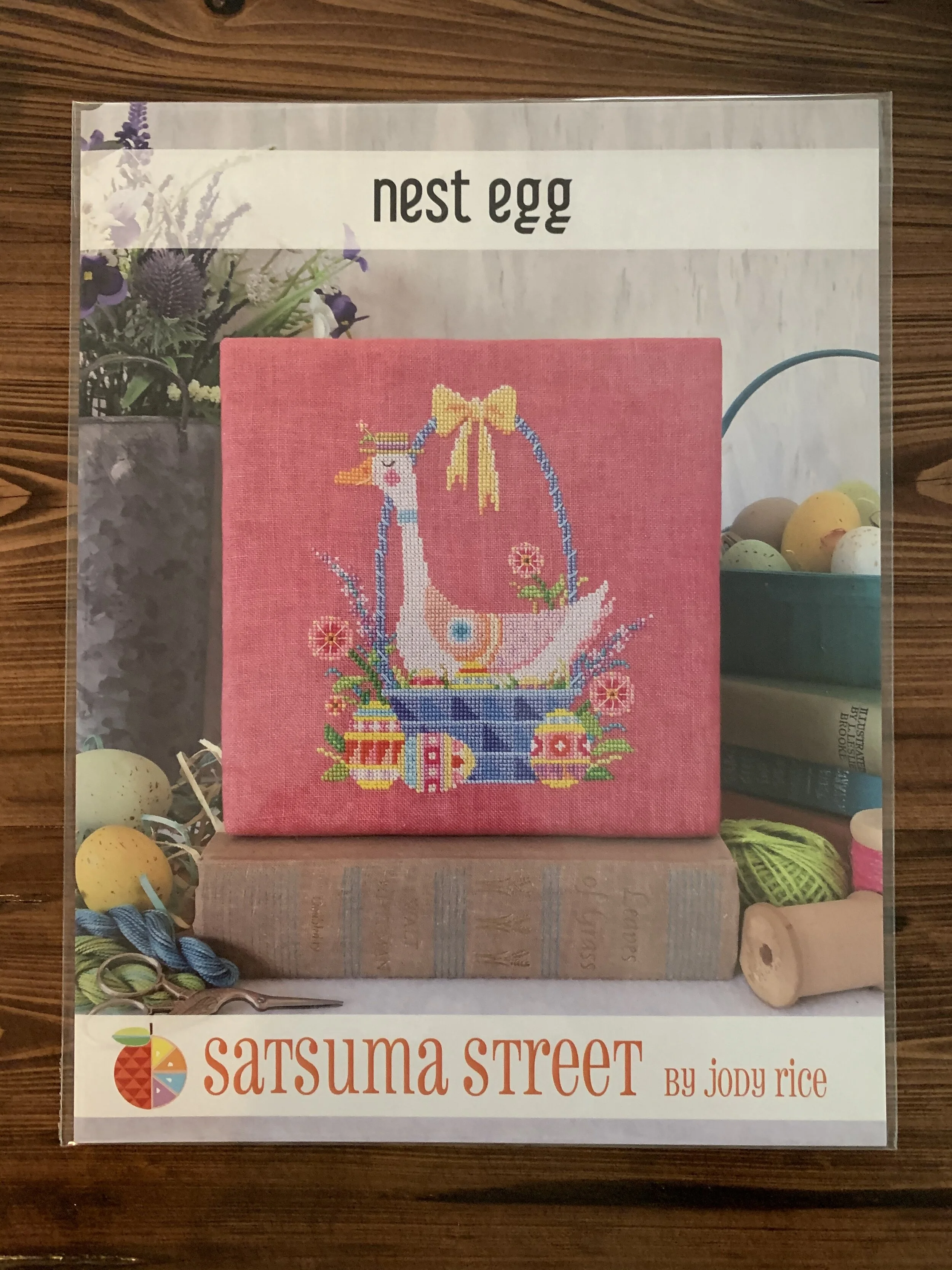 Nest Egg cross stitch pattern by Satsuma Street