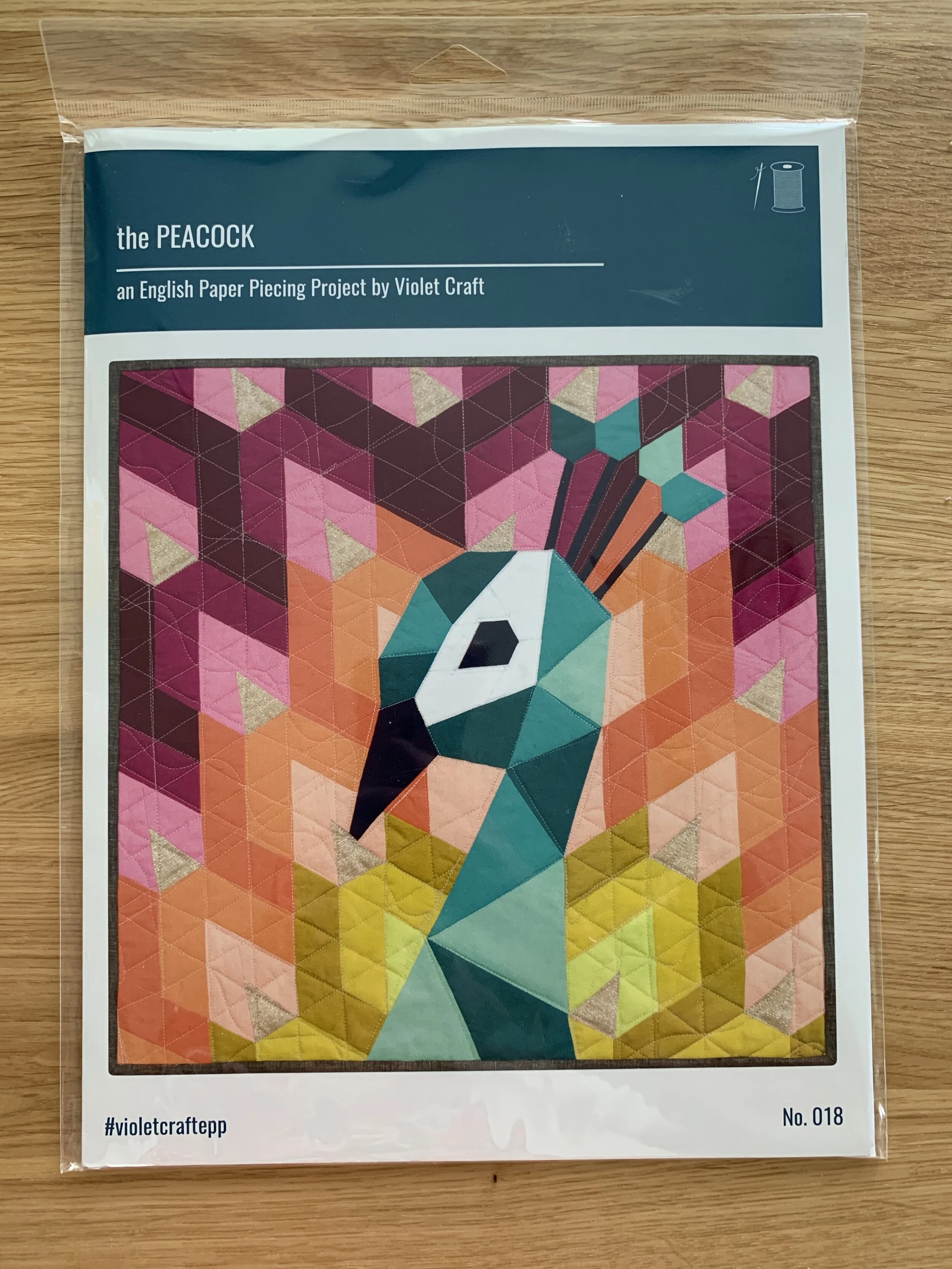 The Peacock pattern by Violet Craft