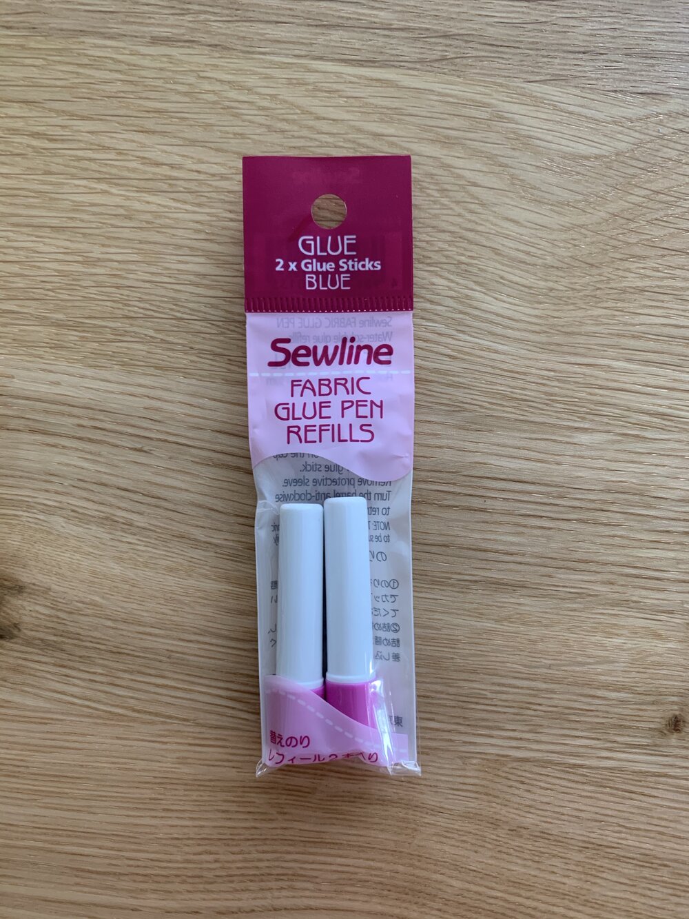 Sewline Water Soluble Glue Pen Refill Blue