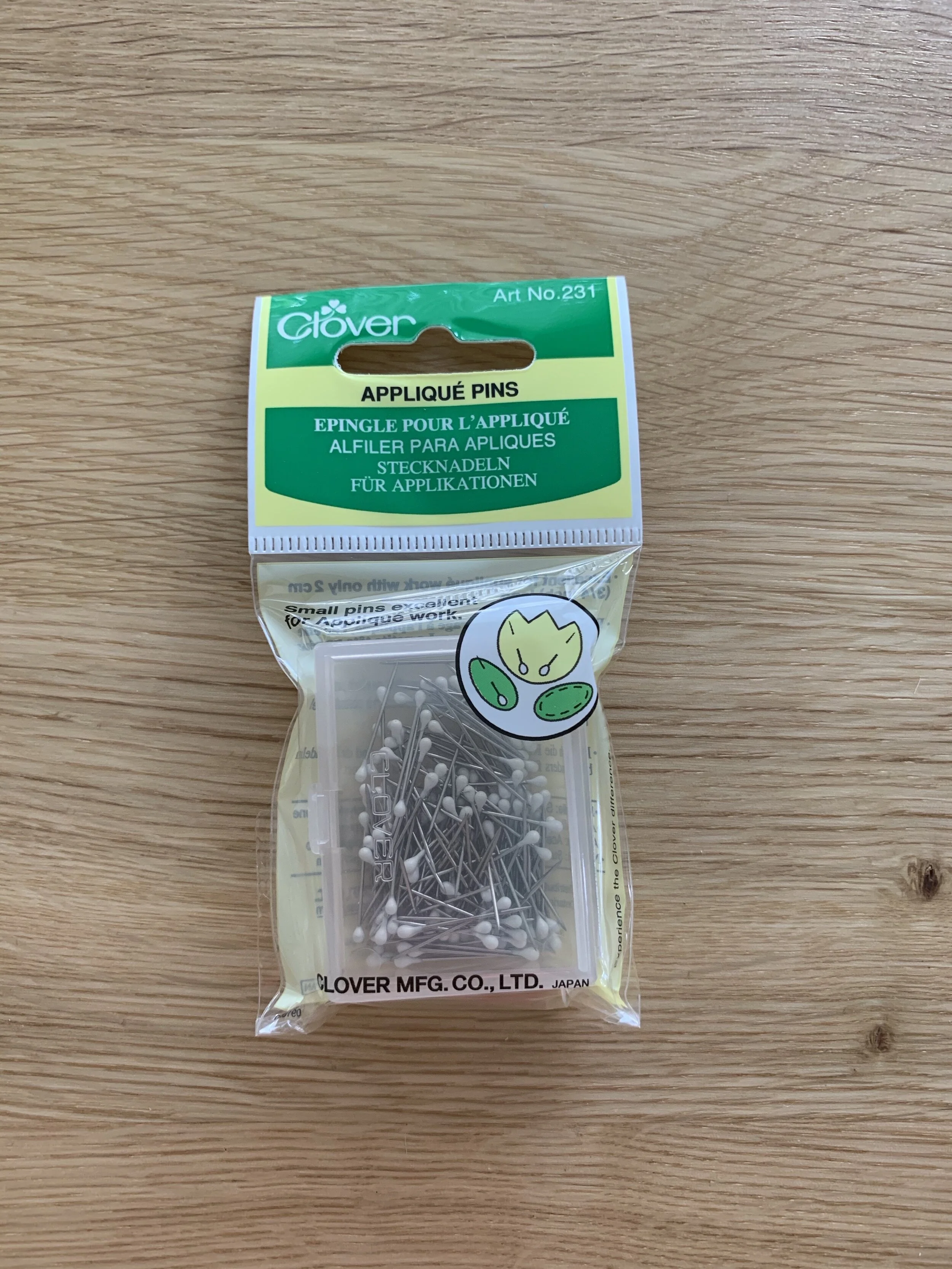 Clover Applique Pins