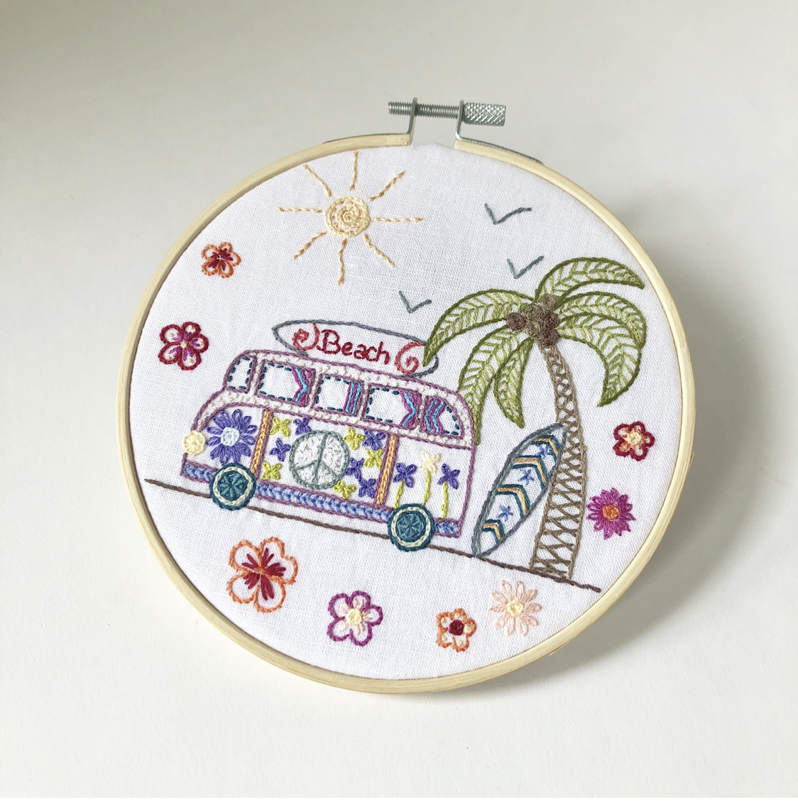 Un Chat Dans L Aiguille Road Trip To Miami Embroidery Kit The Craft Table Un Chat Dans L Aiguille Road Trip To Miami Embroidery Kit The Craft Table
