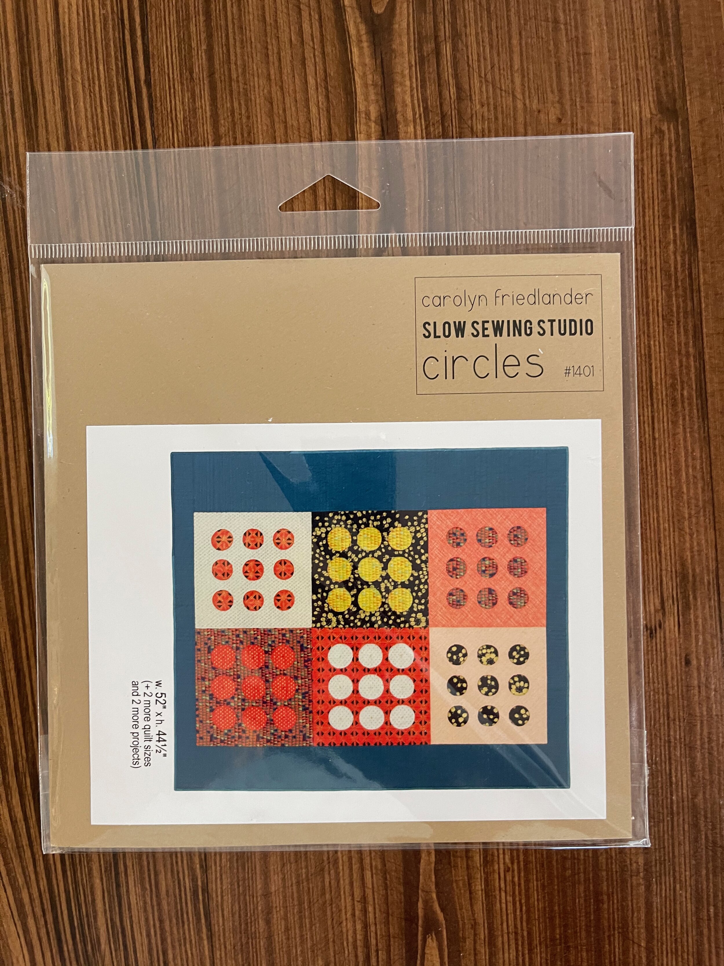 Circles quilt pattern by Carolyn Friedlander