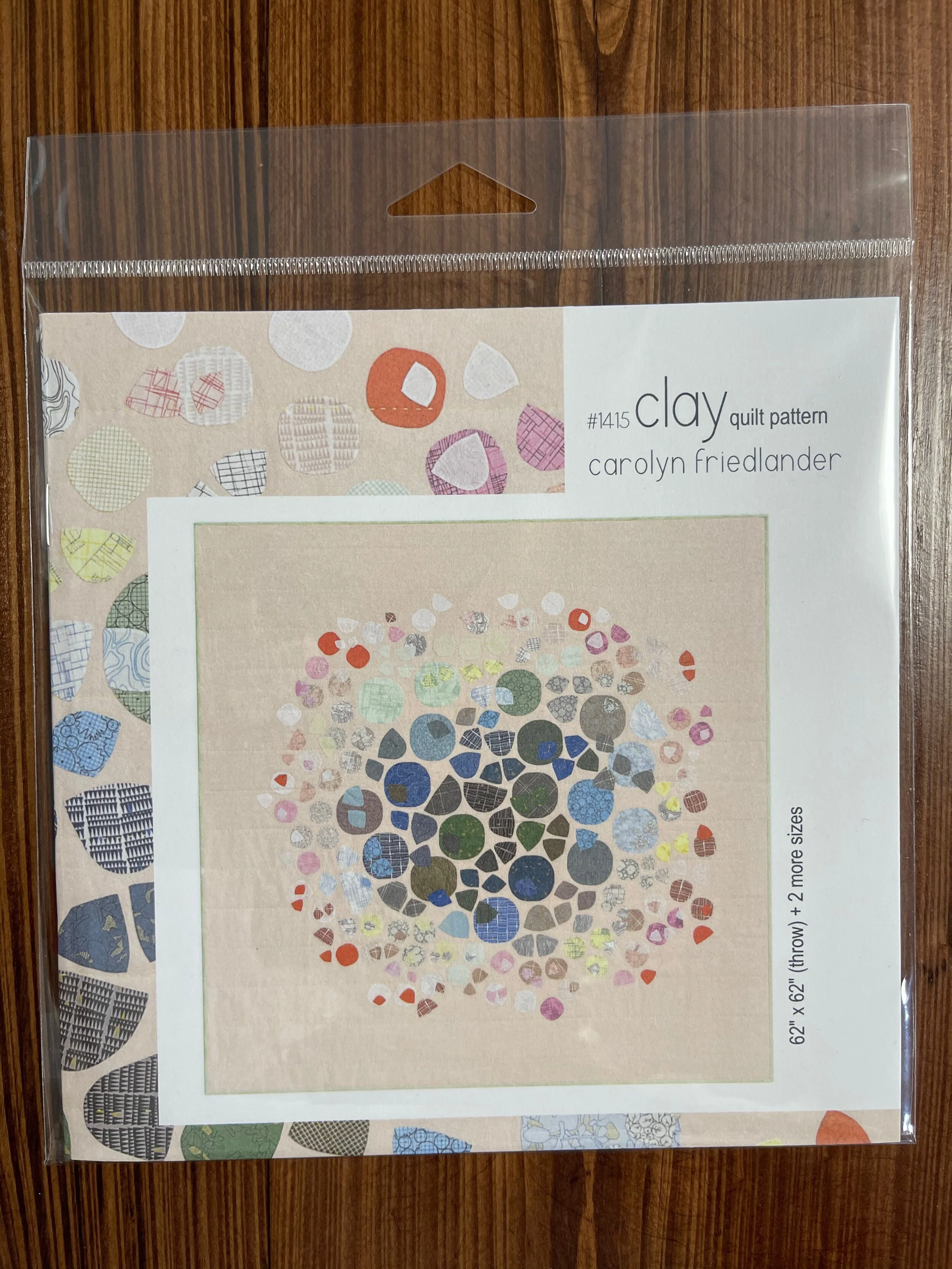 Clay Quilt pattern by Carolyn Friedlander