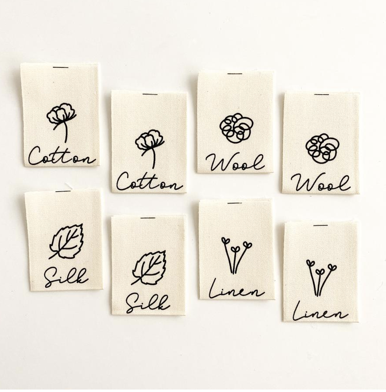 Kylie and the Machine woven labels - Natural Fibers Collection