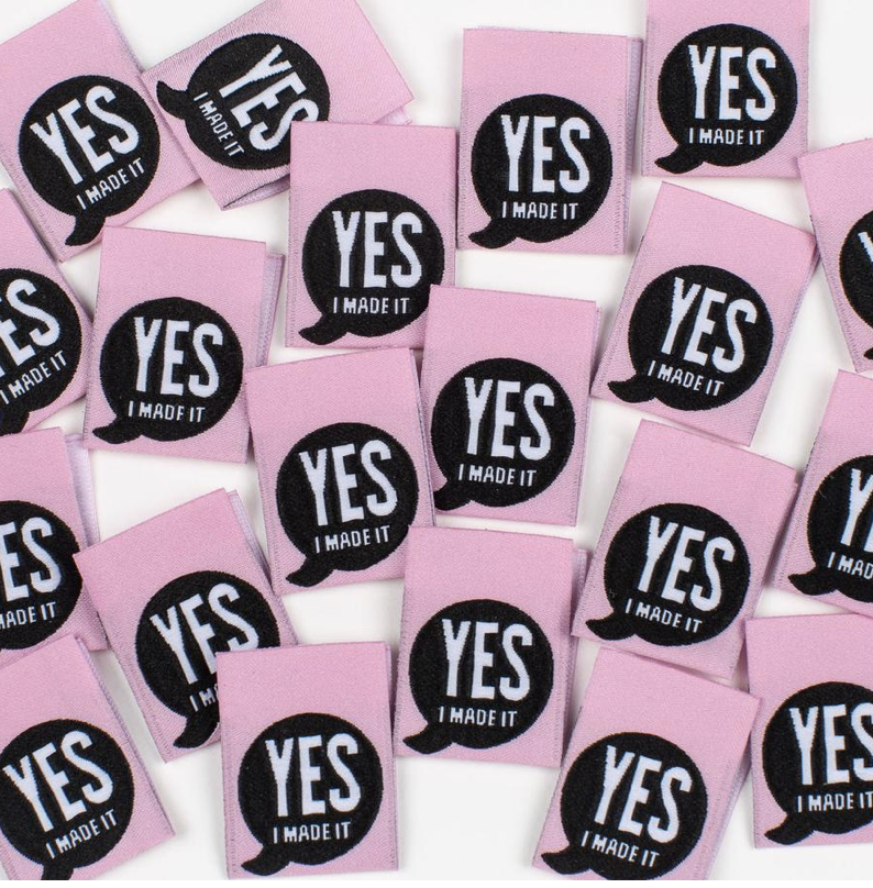 Kylie and the Machine woven labels - Yes I Made It!