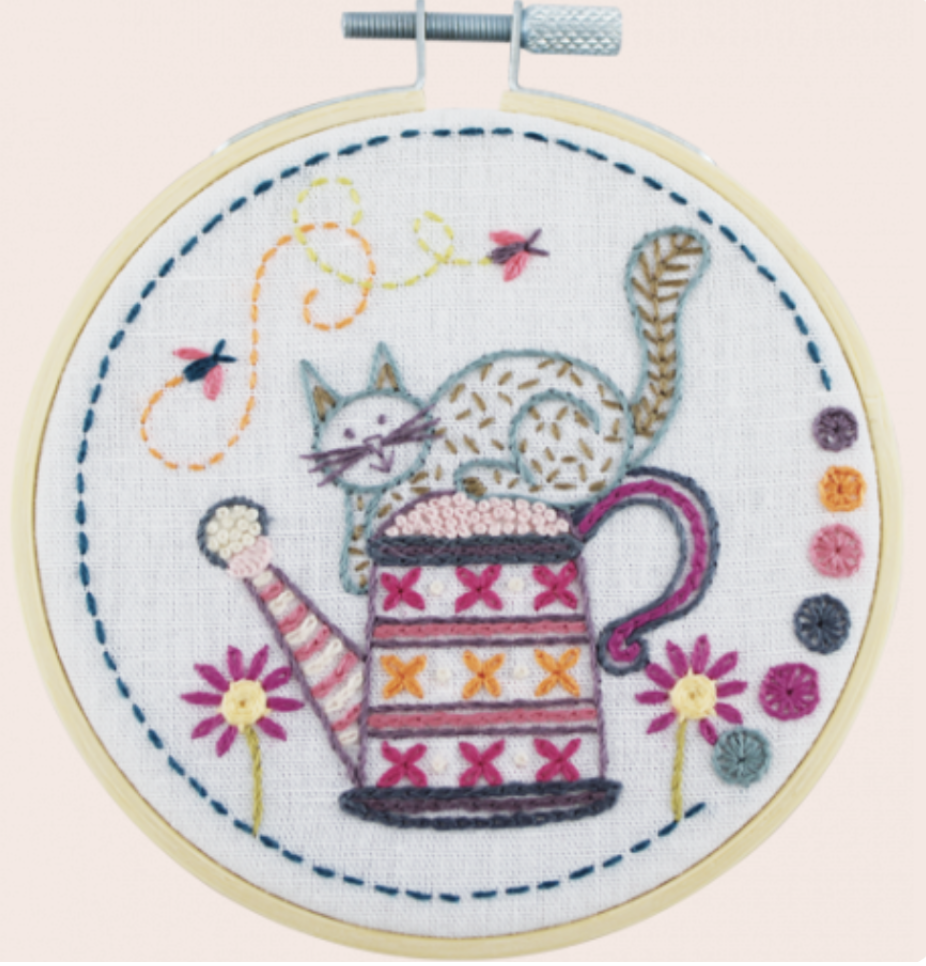 Embroidery Kit - Cat Embroidery Kit