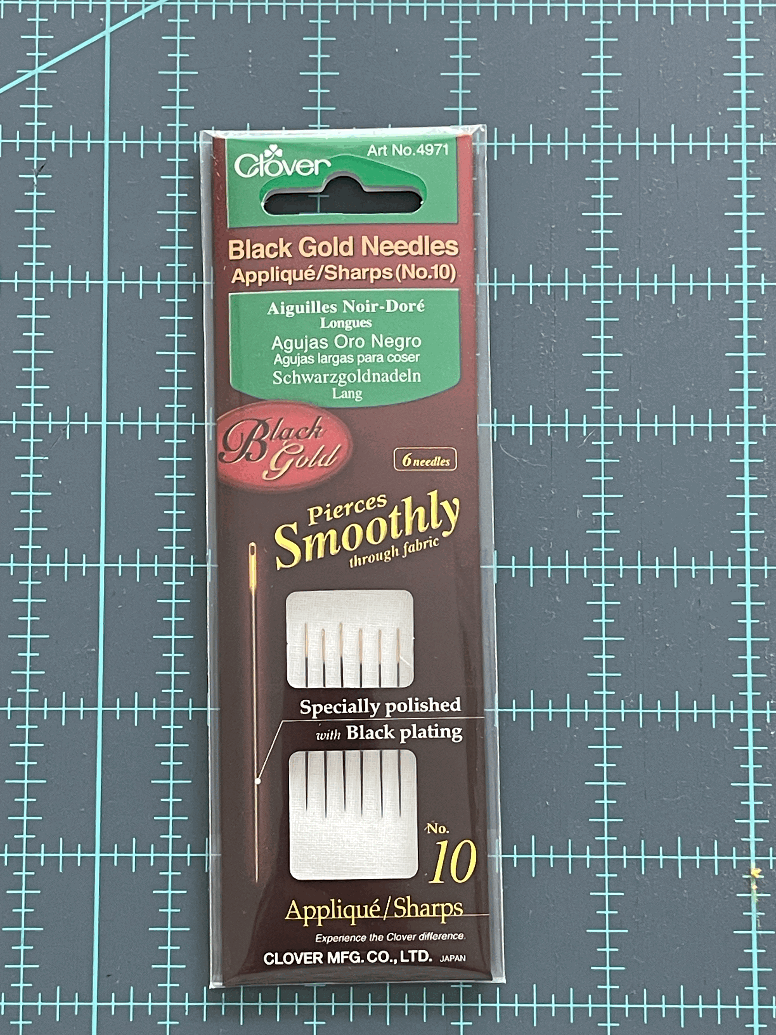 Clover Black Gold Size 10 Needles