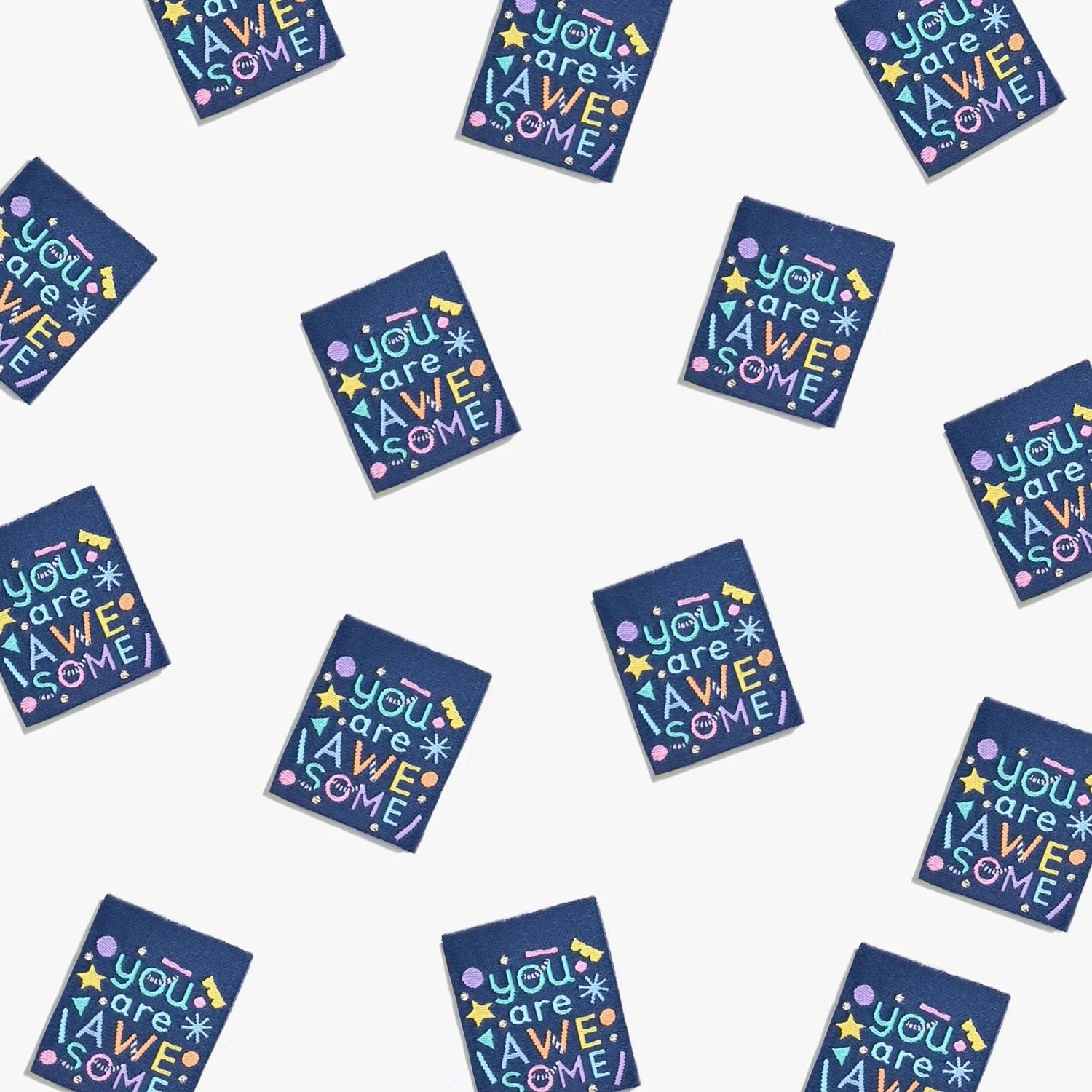 You are Awesome labels by Kylie and the Machine