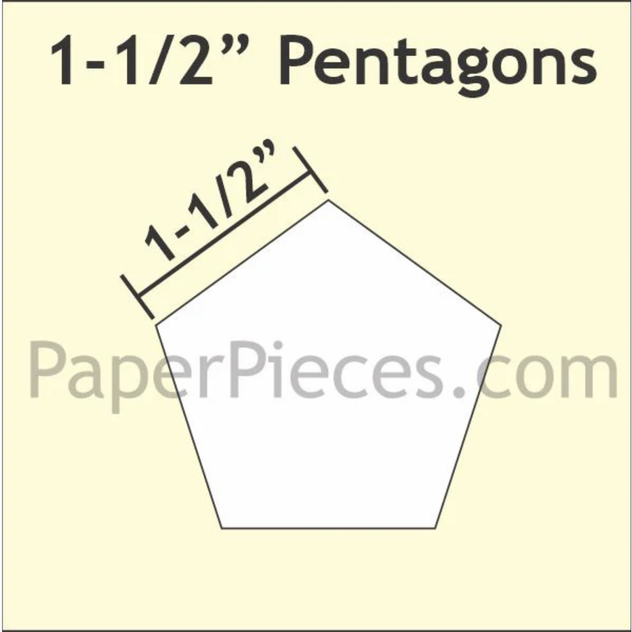 1 1/2" Pentagons Small Pack