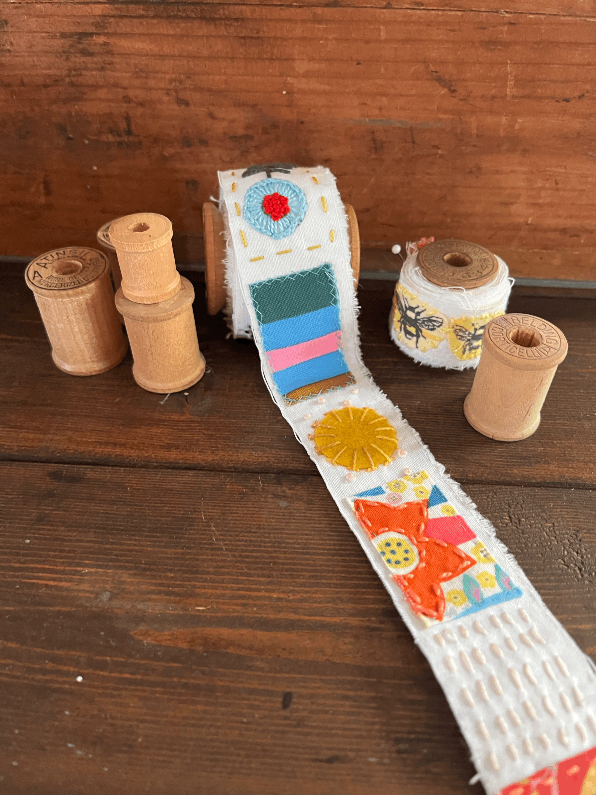 Slow Stitch Scroll Workshop