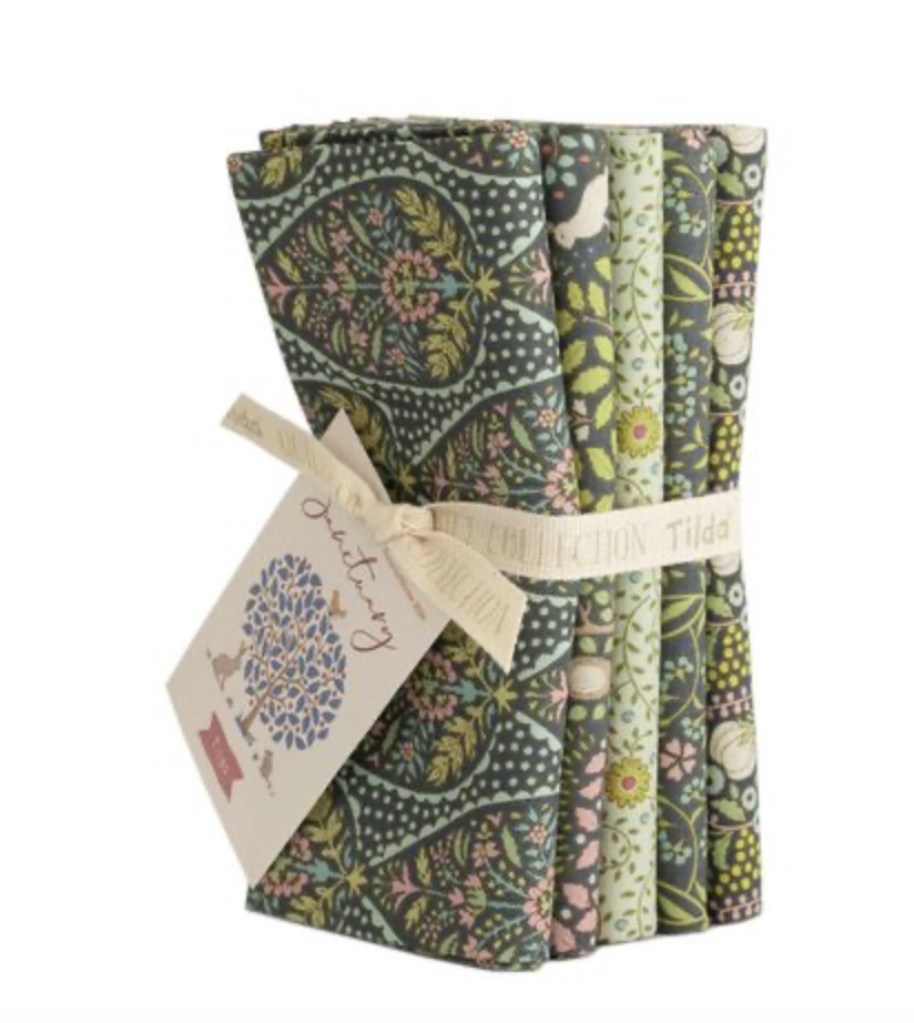 Tilda Sanctuary Green/Gray Fat Quarter Bundle