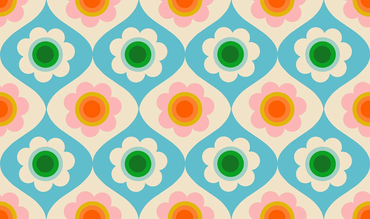 Trinketry Florals Turquoise RS0114 18