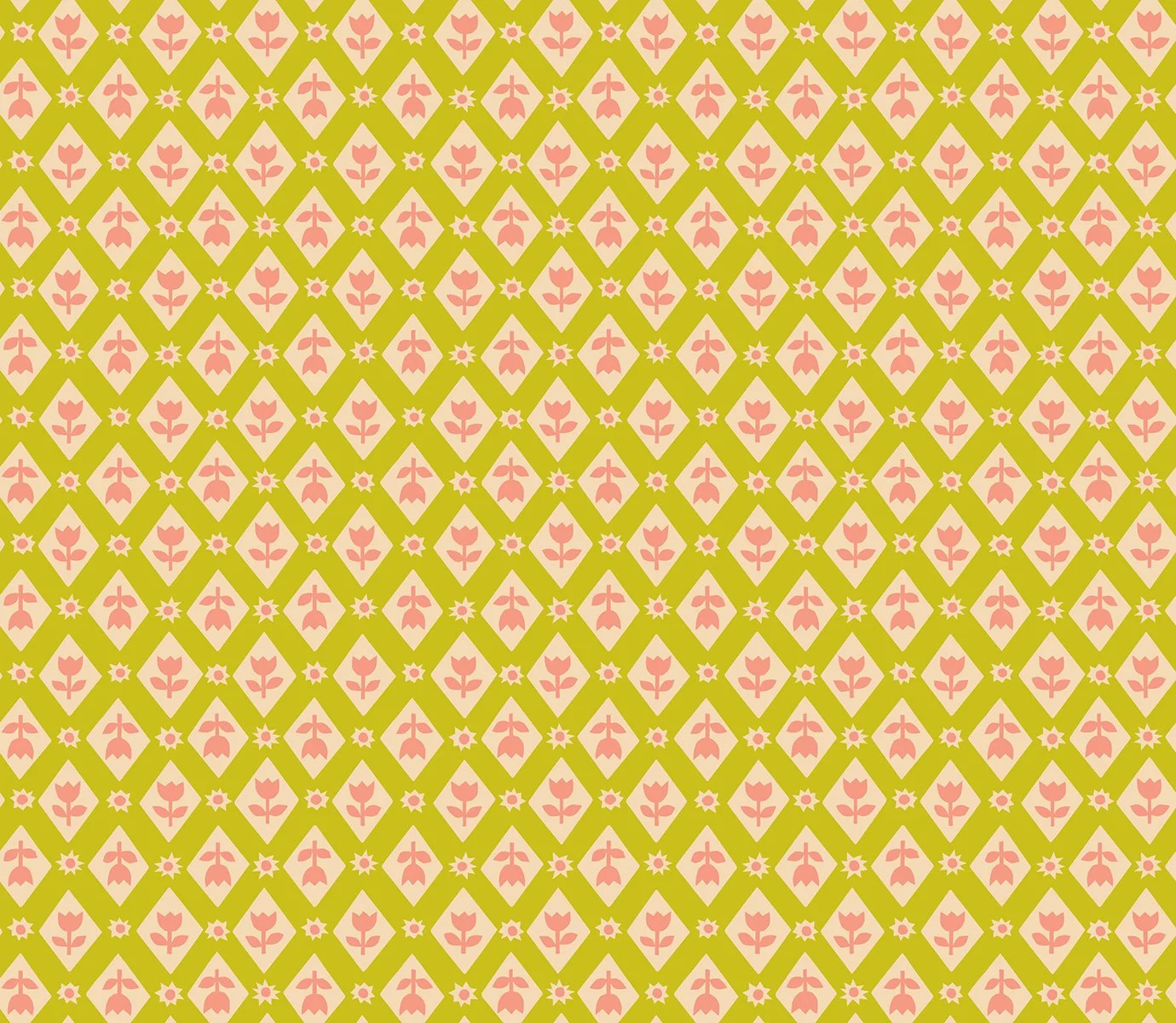 Lattice 30s in Pistachio - Favorite Flowers