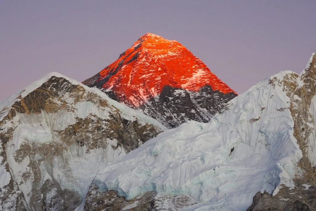 Keep Nepal beautiful! And isn’t Mt Everest just exquisite at sunset? © Sarah Reid