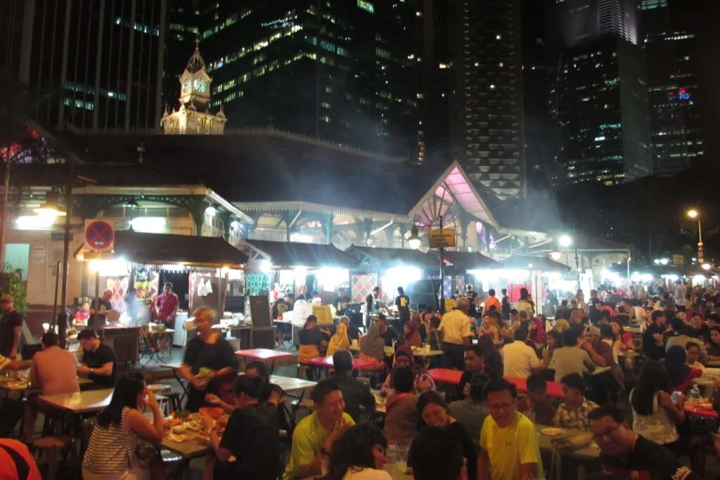 Satay Street is a top spot for a cheap and tasty dinner © Sarah Reid
