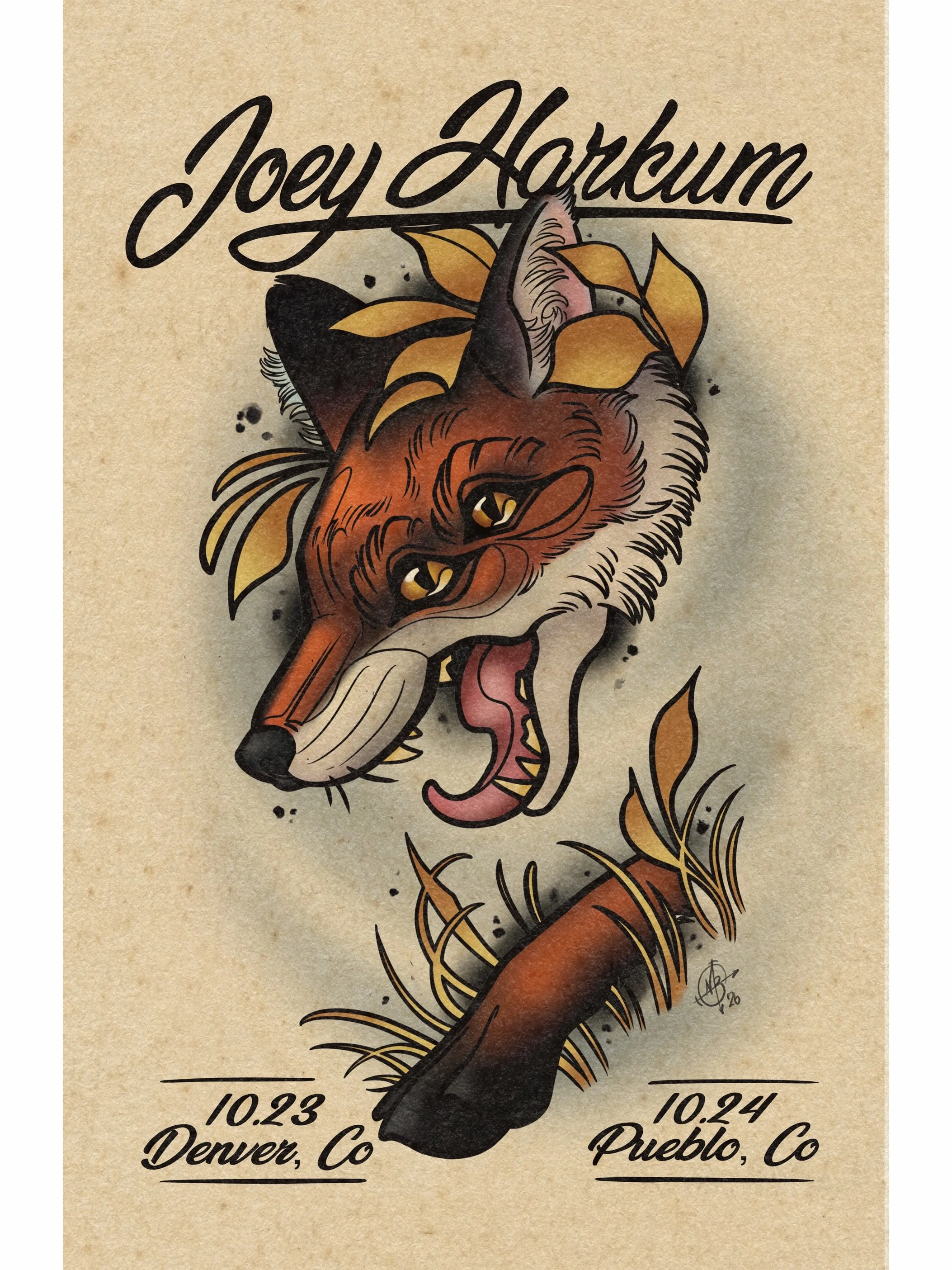 We&rsquo;re starting a tradition in Colorado. One time only art for the specific Colorado tour dates. It&rsquo;s a really cool thing for people at the show to take home something that&rsquo;s one of a kind. We will never print these again and only th