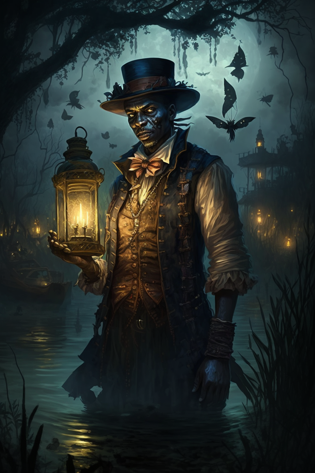 El_Topo_Loco_Baron_Samedi_holding_a_lantern_on_a_boat_in_the_ba_b4222a30-3836-4e1c-aa0a-7e7de5c6f67b.png