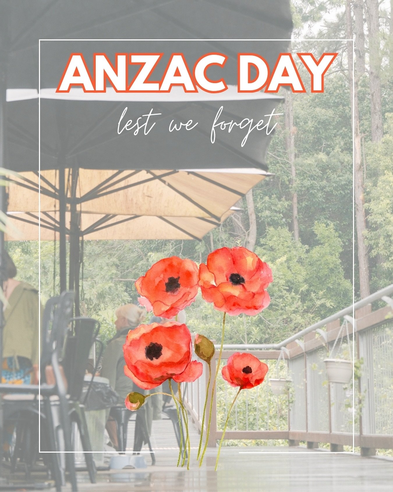 Lest we forget.  We are closed today but will be open normal hours tomorrow.