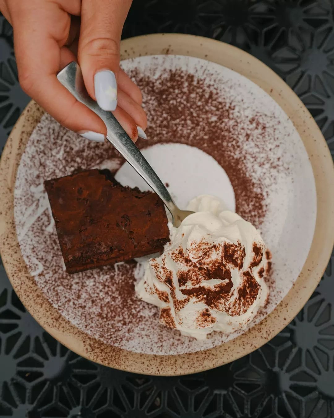 Decadent chocolate brownie 🍫 + a cloud of whipped cream = pure bliss! 😍 Indulge in your dessert dreams at #ConceptCoffee. 

#DessertTime #BrownieLove #CafeDelights #MelbourneEats #IndulgeYourself