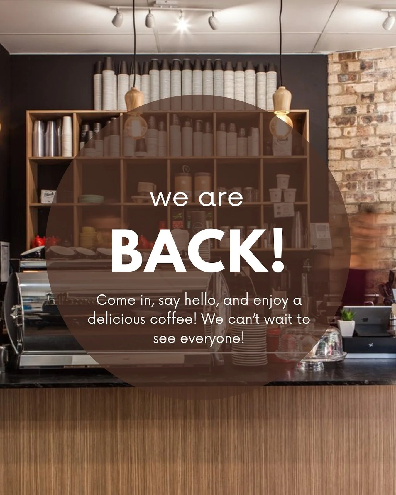 We are back! Can&rsquo;t wait to see everyone today and catch up after our week away!