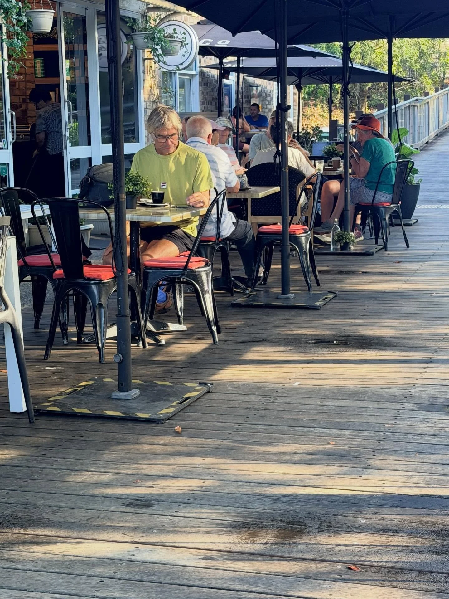 Relaxed morning coffees on the boardwalk @conceptcoffeemaleny 
We got the goods by @vintageblack.co pouring like magic Monday - Friday from 6:30am. 
Be sure to swing by and grab a little cup of magic 🪄 

#morningcoffee #magicbrew #coffeefirst