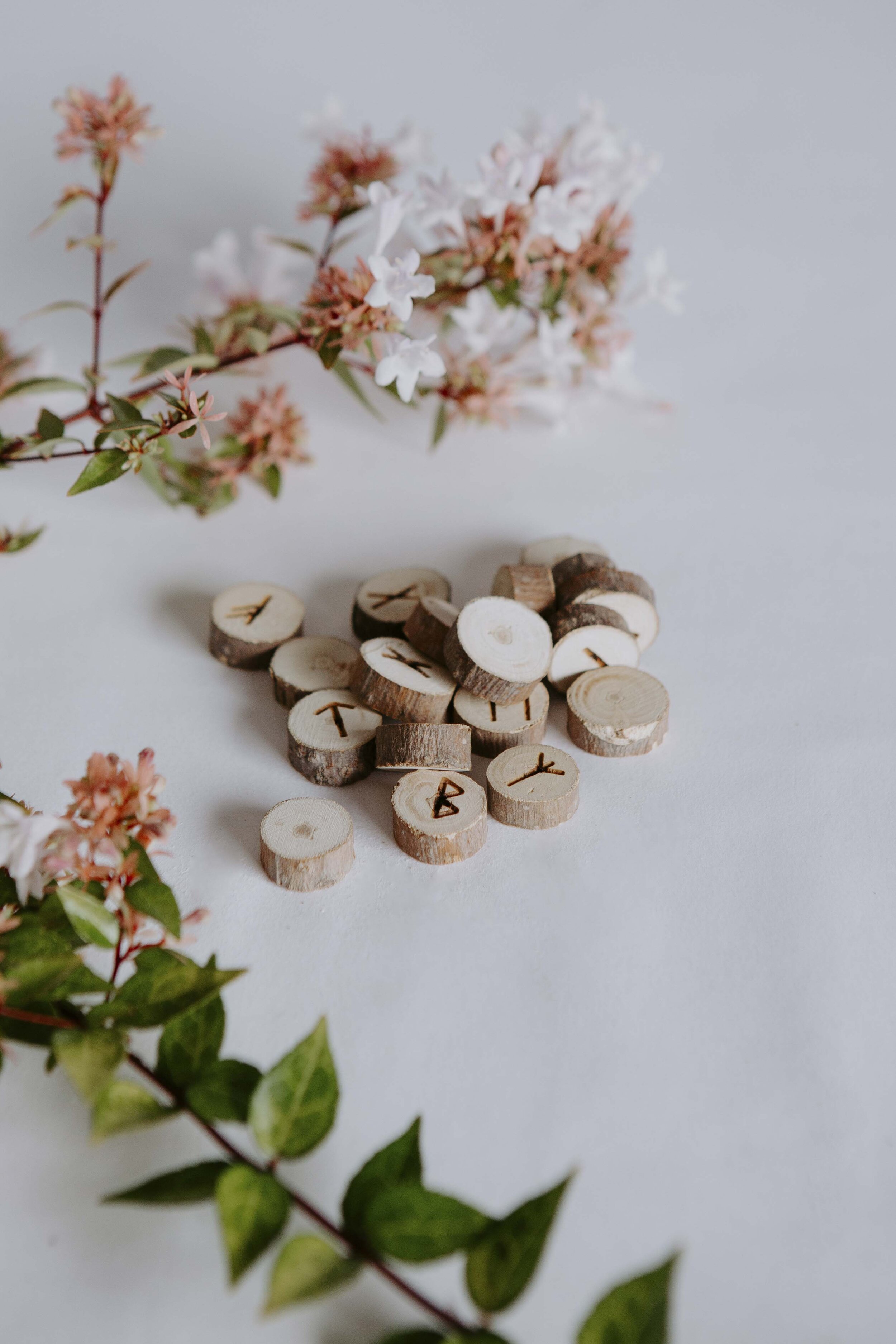 Hand Carved Wooden Runes