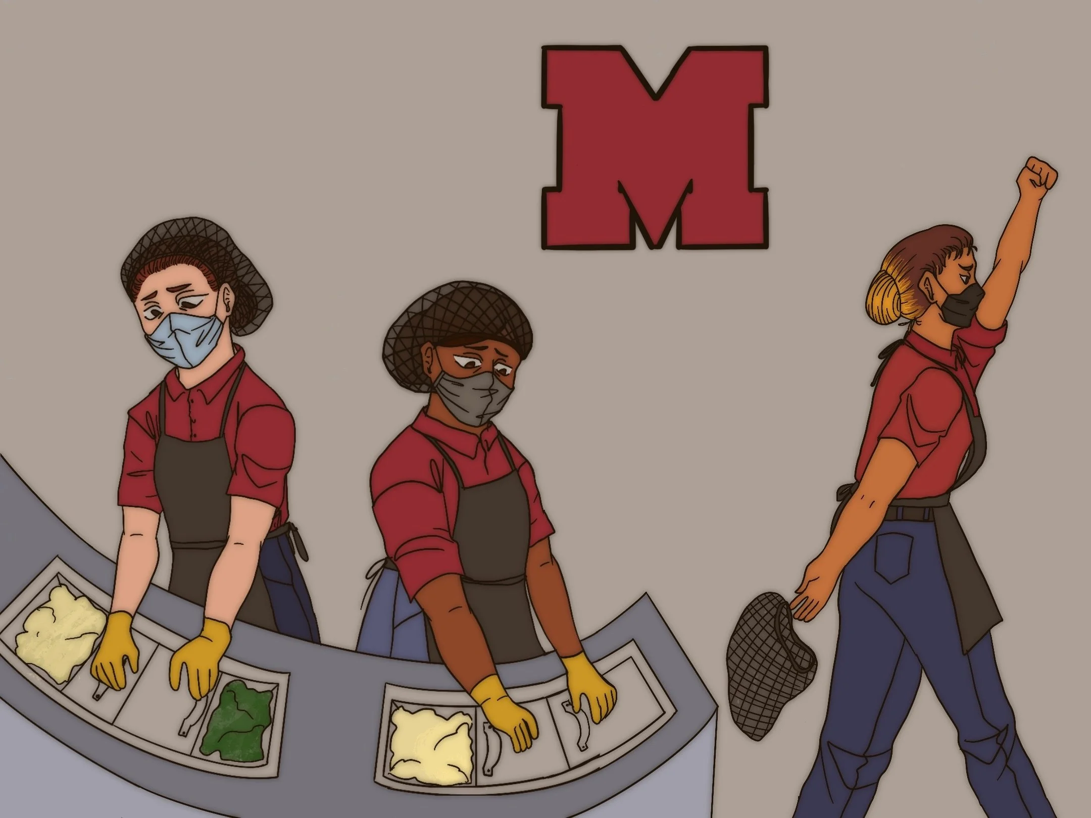 Trabajadoras de la cafetería en Morton West quieren un mejor pago: ‘Merecemos un salario justo’