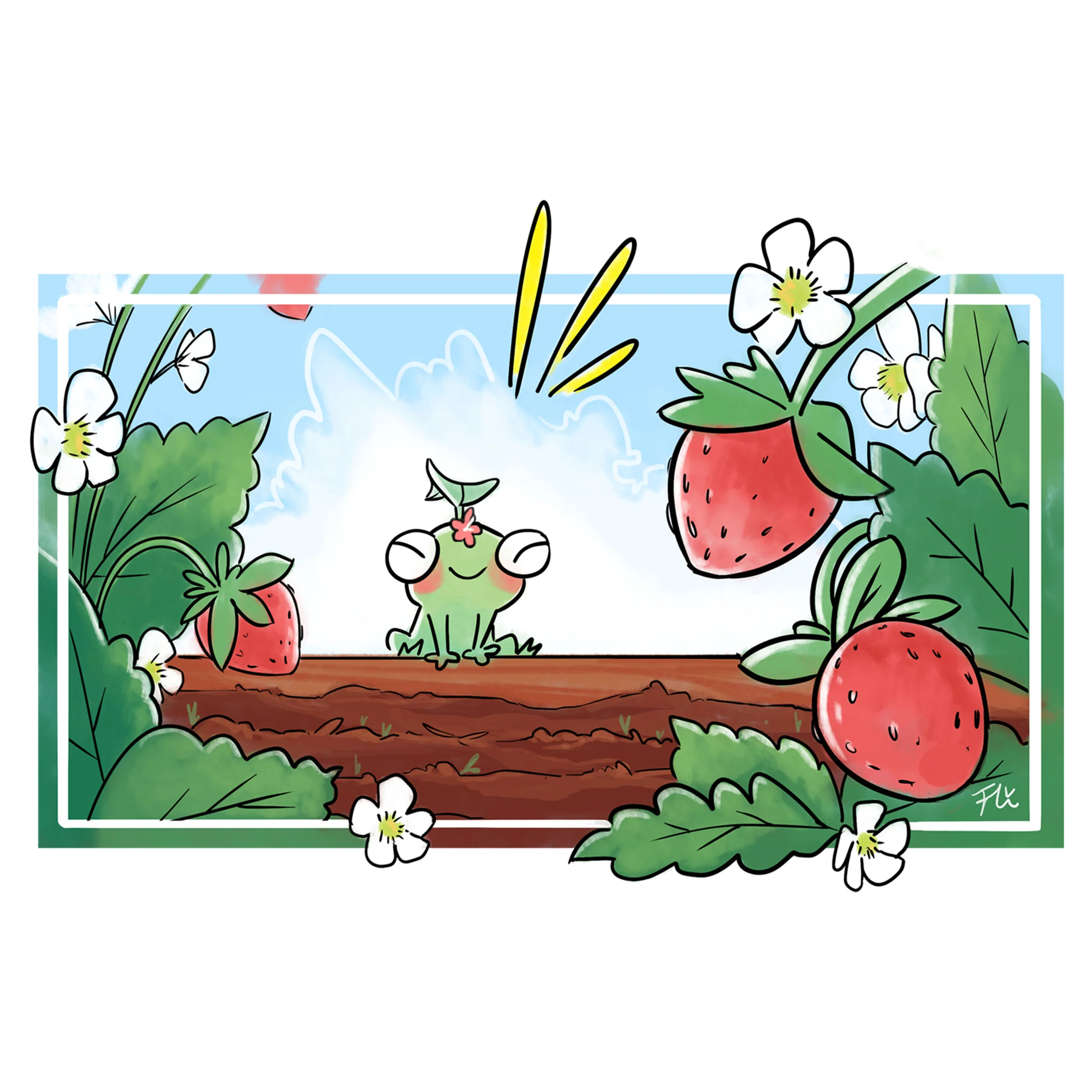 strawberry and frog.jpg