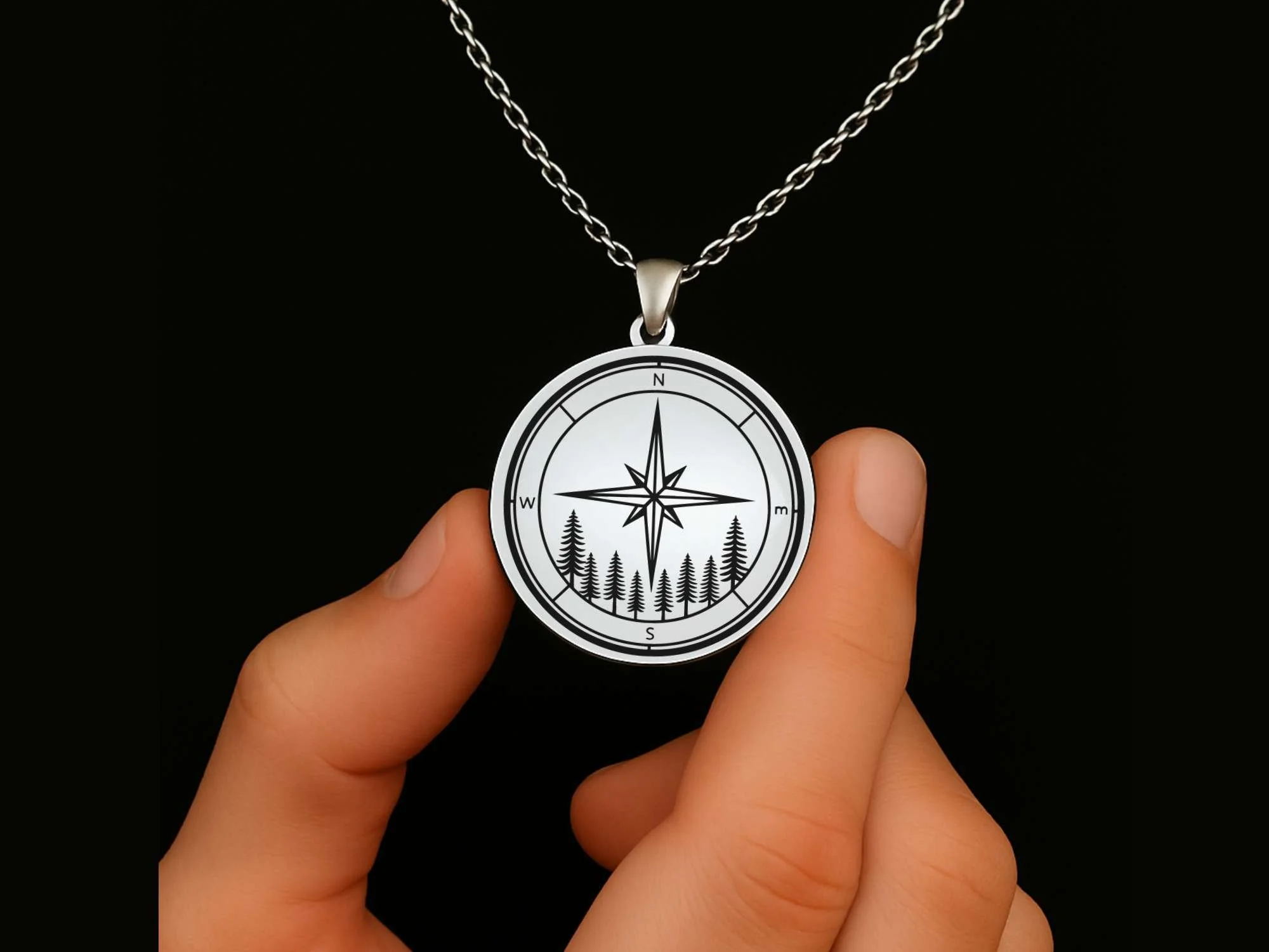Forest Compass Necklace