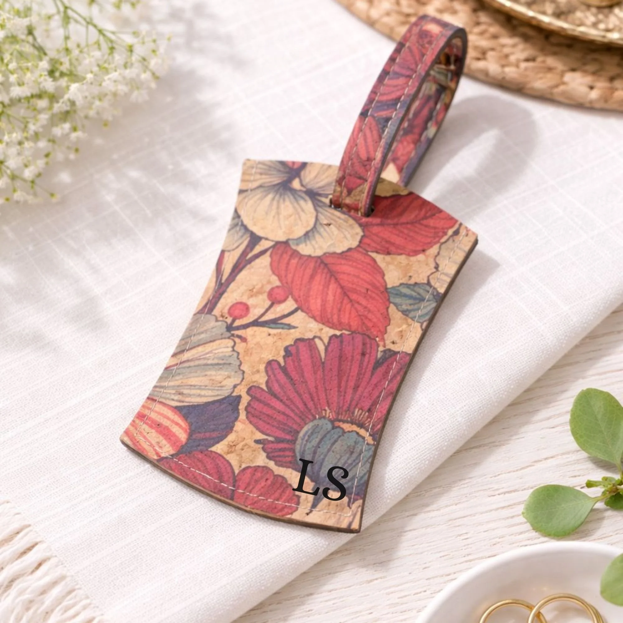 Personalised Luggage Tag - Floral
