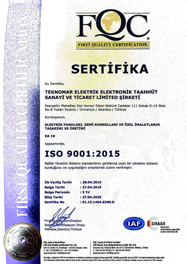ISO 9001-2015 DAkkS