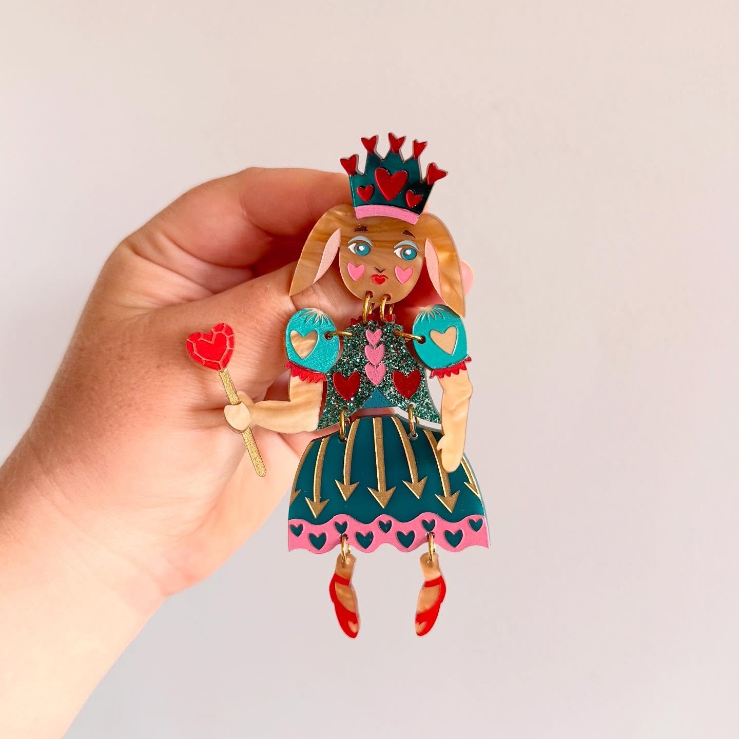 Guess who&rsquo;s back for Valentines! My queen of hearts bunny was probably my most popular release last year and lots of people said she was their favourite buddy ever! So this year she&rsquo;s back, in TEAL! I love her judgy little face and her fa