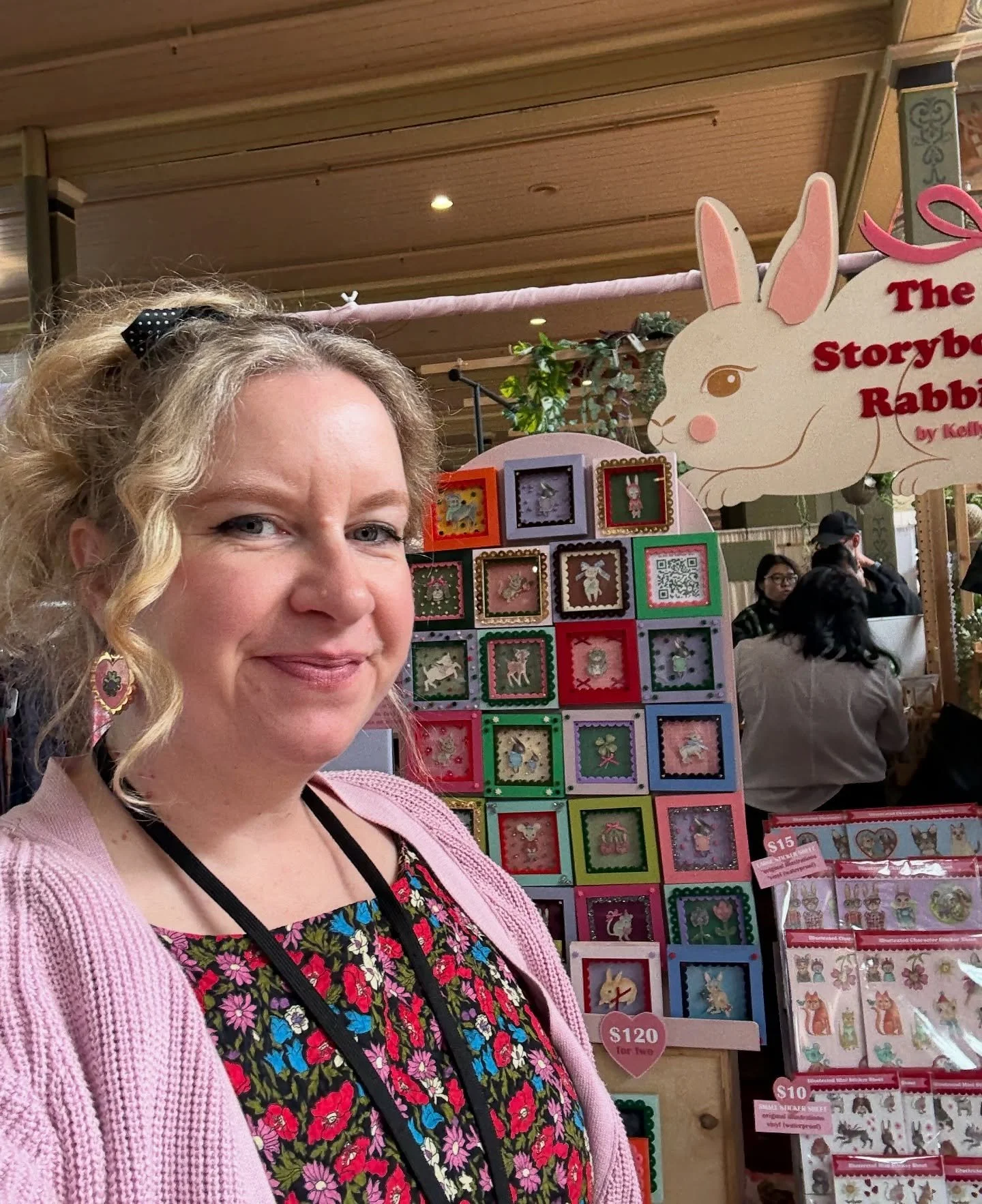 Such a great weekend at @themakersandshakers Melbourne, thanks to all who visited, chatted and bought something from my bright little stall. Special thanks to my stall helper @hayley.on.the.daily for keeping me fed and watered and providing all the l