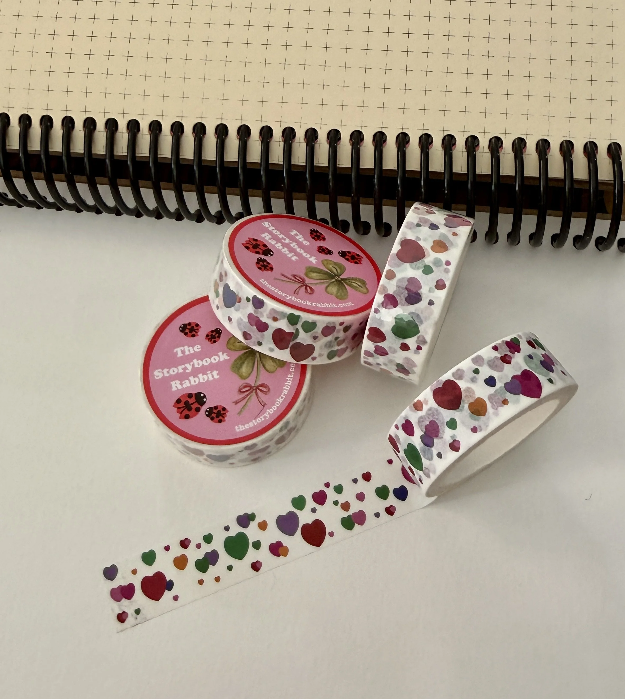 Tiny Hearts Washi Tape 15mm