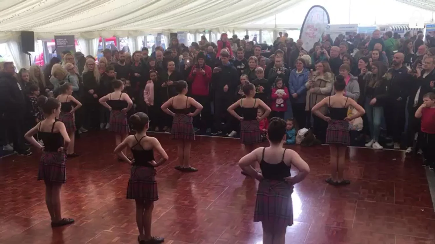 These little dancers entrained a big crowd at our community day