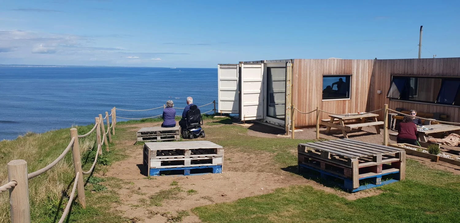 The Drift container conversion in North Berwick