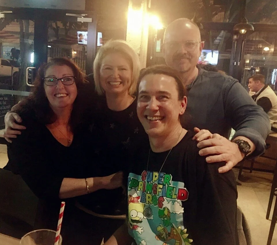 Deb, Faye, Joel and Jason - all part of the Untoxicated crew.