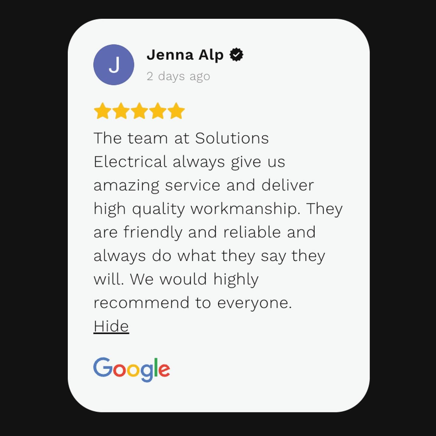Great ⭐️⭐️⭐️⭐️⭐️ review