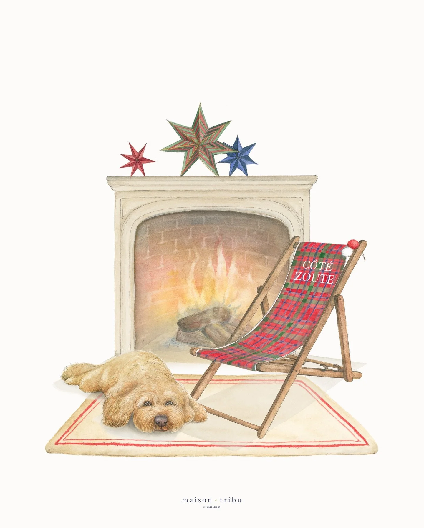 &bull; C&Ocirc;T&Eacute; ZOUTE ~ personalised deckchairs that move with you through every season ~ patterns &amp; fabrics made to shift throughout the year, from days spent on the beach to slow evenings by the fire @cotezoute &bull; #maisontribu #bra