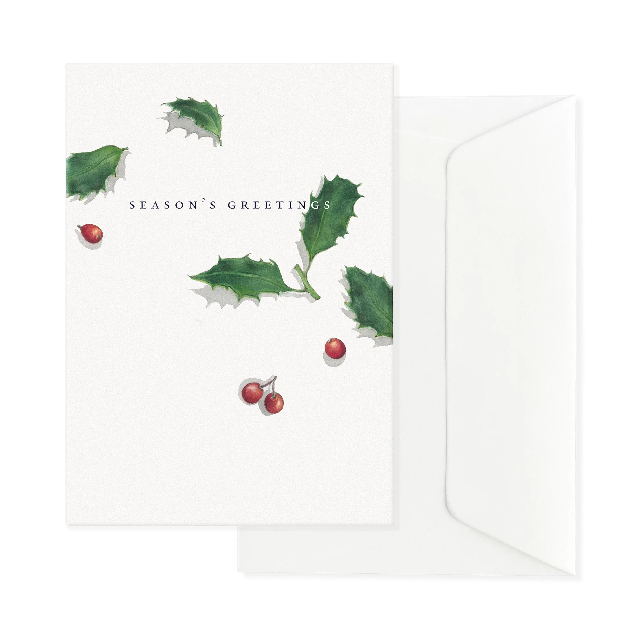 Season’s Greetings Holly & Berries